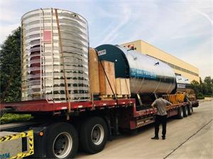 4噸、8噸燃?xì)庹羝仩t發(fā)往廣州市、蘭州市